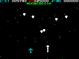 Moon Cresta screenshot 3 for ZX Spectrum